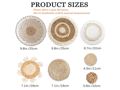 Ручные плетеные настенные украшения для спальни