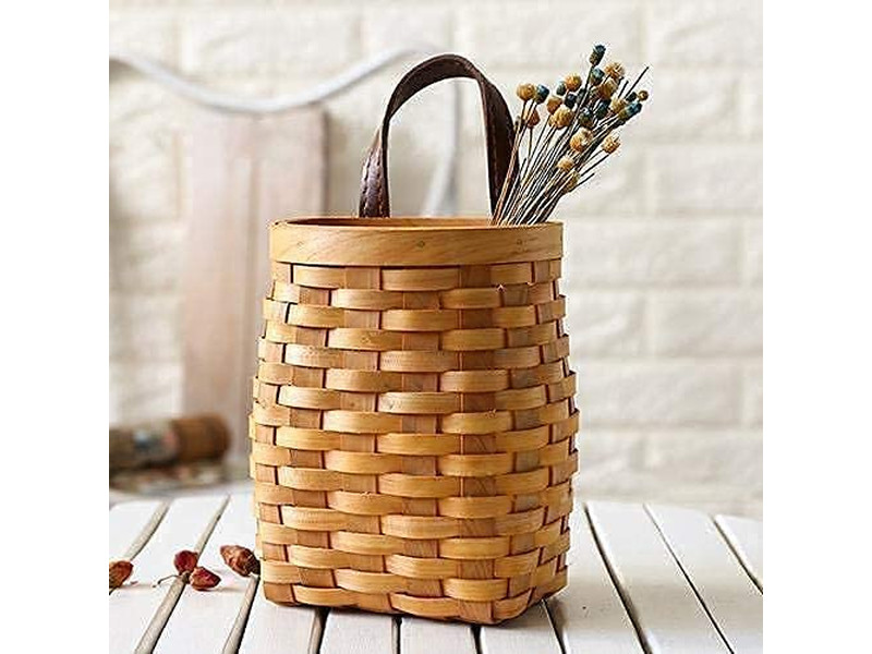 Настенная декоративная корзина для детской комнаты в богемном стиле