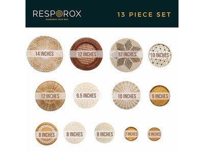 Богемный кухонный настенный декор в современном юго-западном стиле, набор из 12 корзин