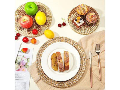 Ручной плетёный настенный декор круглый ручной работы декоративный подвесной