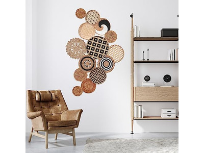 Набор украшений для гостиной, настенные комплекты декора, искусство Рамадана