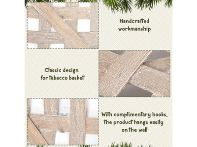 Декор ванной из ротанга, набор из 3 корзин из морской травы для ресторана