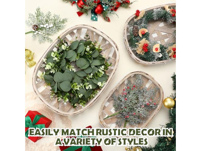 Декор ванной из ротанга, набор из 3 корзин из морской травы для ресторана